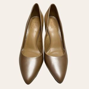 Naturalizer Tan Heels Classic Pointed-Toe Pumps